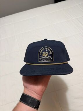 Poncho Outdoors "Made For The Outdoors" Navy Blue Hat